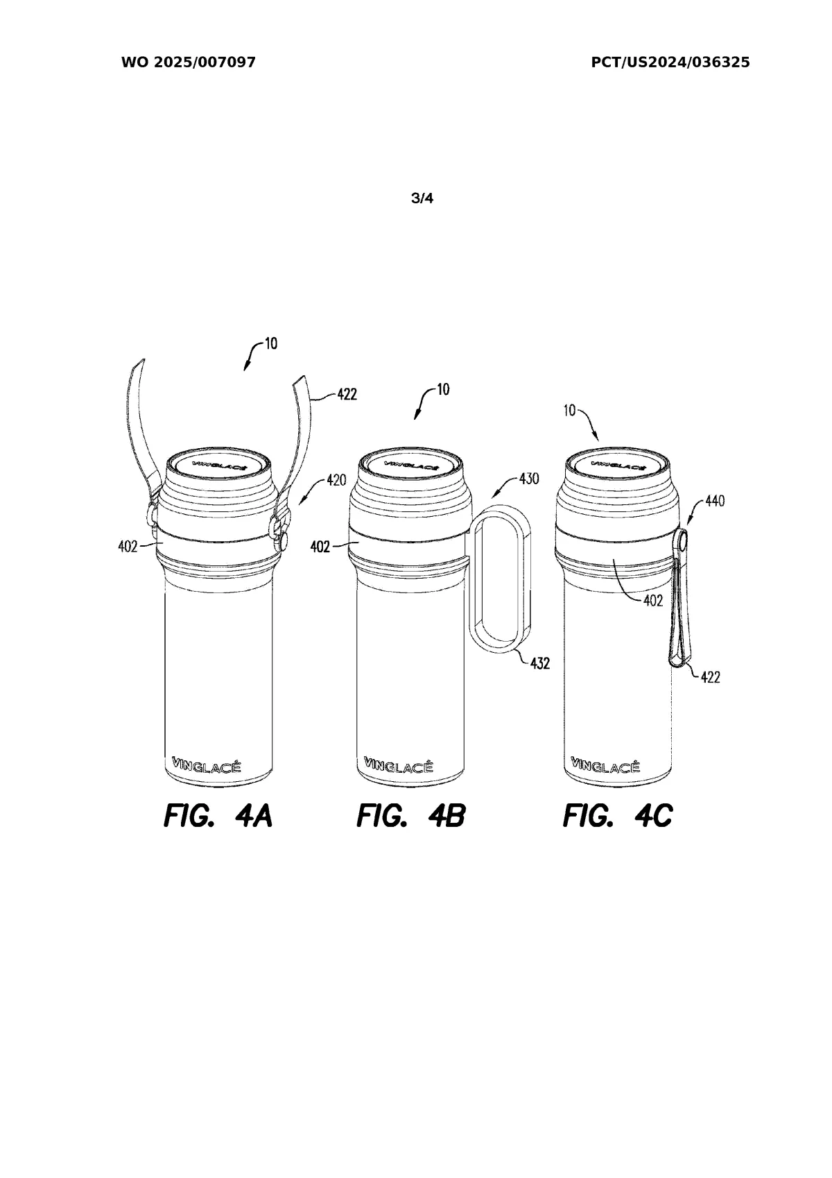 DRINKING VESSEL WITH INTERCHANGEABLE HANDLES