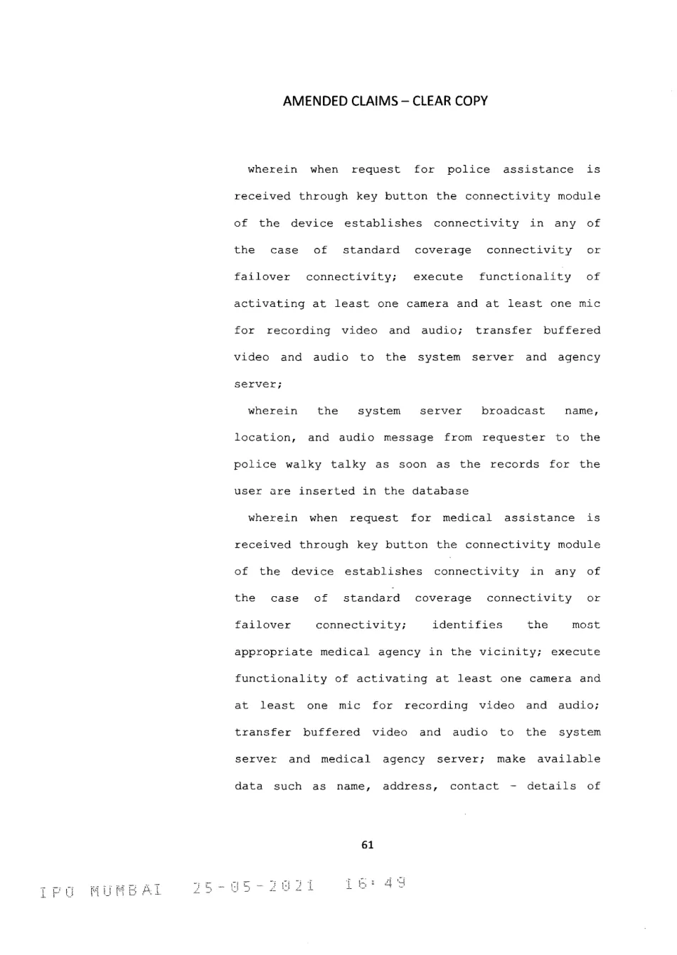 A METHOD AND SYSTEM FOR OPTIMAL EMERGENCY COMMUNICATION