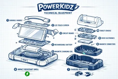 PowerKidz- Auto Charging Case