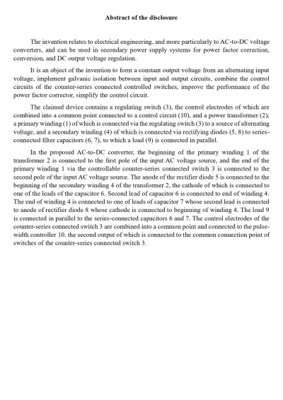 AC-to-DC voltage converter